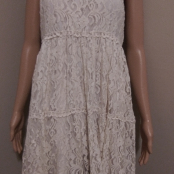 Vintage flowy tunic lace blouse - Picture 2 of 10